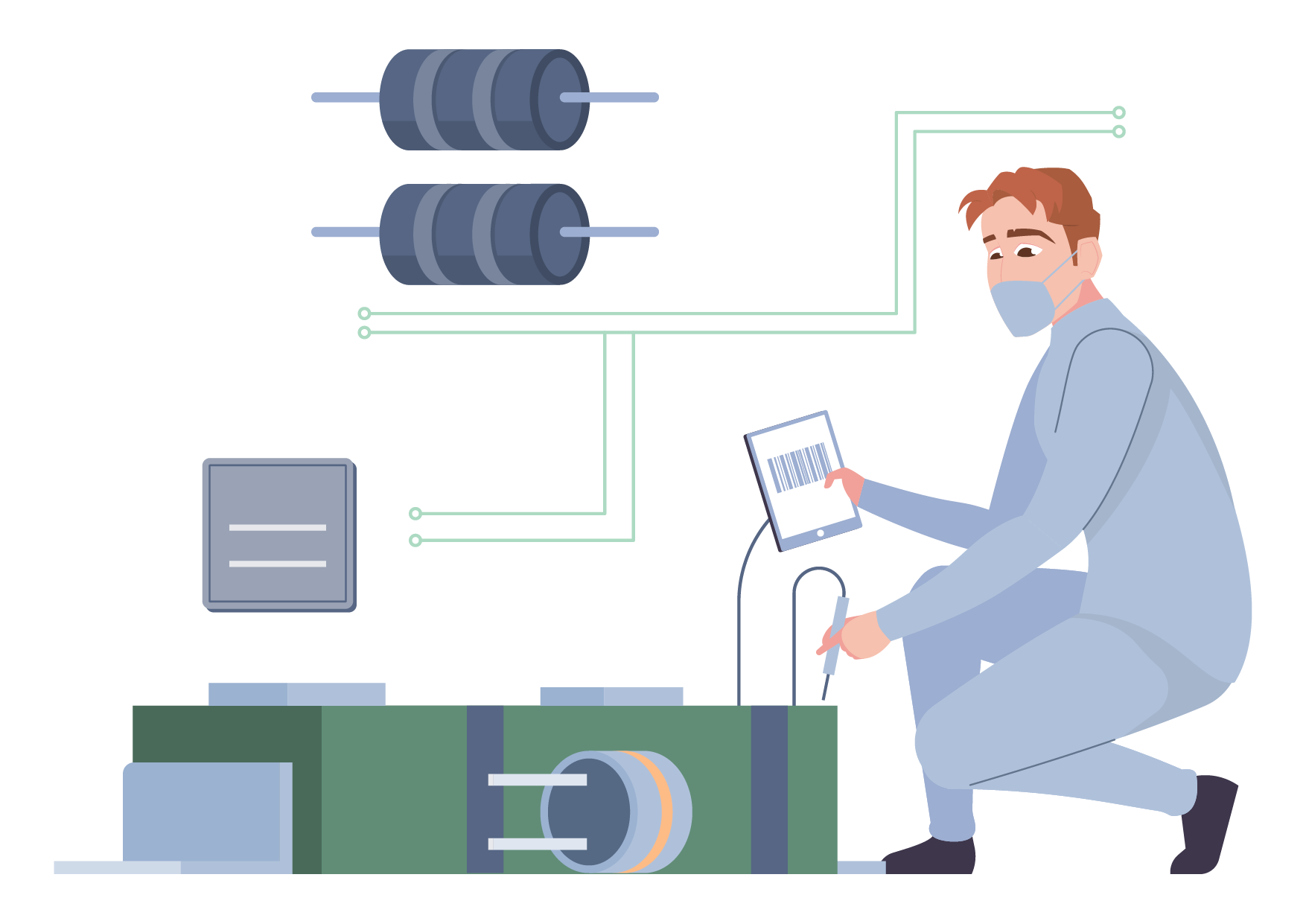 Electronics Networking Vector Image