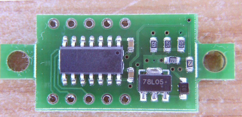 DSN-DVM-368 voltmeter module display side