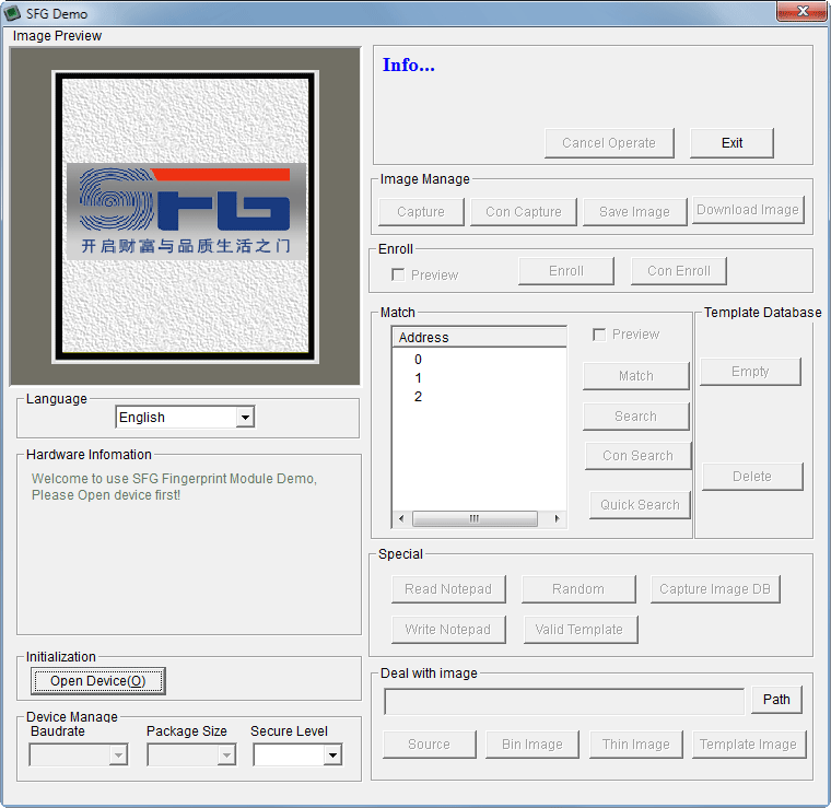 R307-Optical-Fingerprint-Scanner-Sensor-SFG-Demo-Software