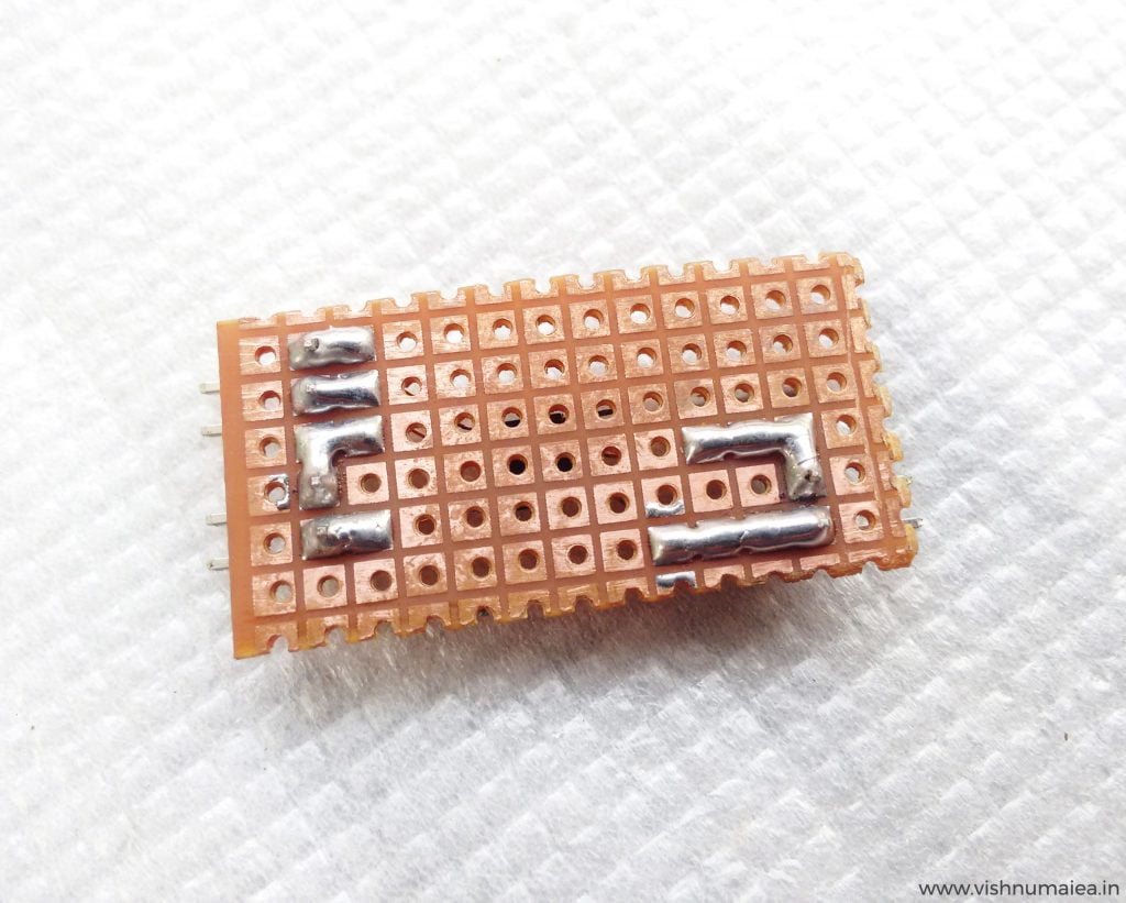 ISL1208 breakout board - bottom