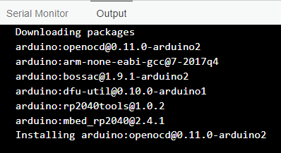 Arduino-IDE-2-Beta-Boards-Manager-Install-RP2040-Mbed-OS-Package-Downloading-Console-Messages-1