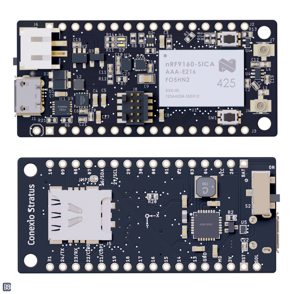 Conexio-Stratus-nRF9160-Cellular-IoT-Development-Kit-Top-and-Bottom-Image-01_2_1