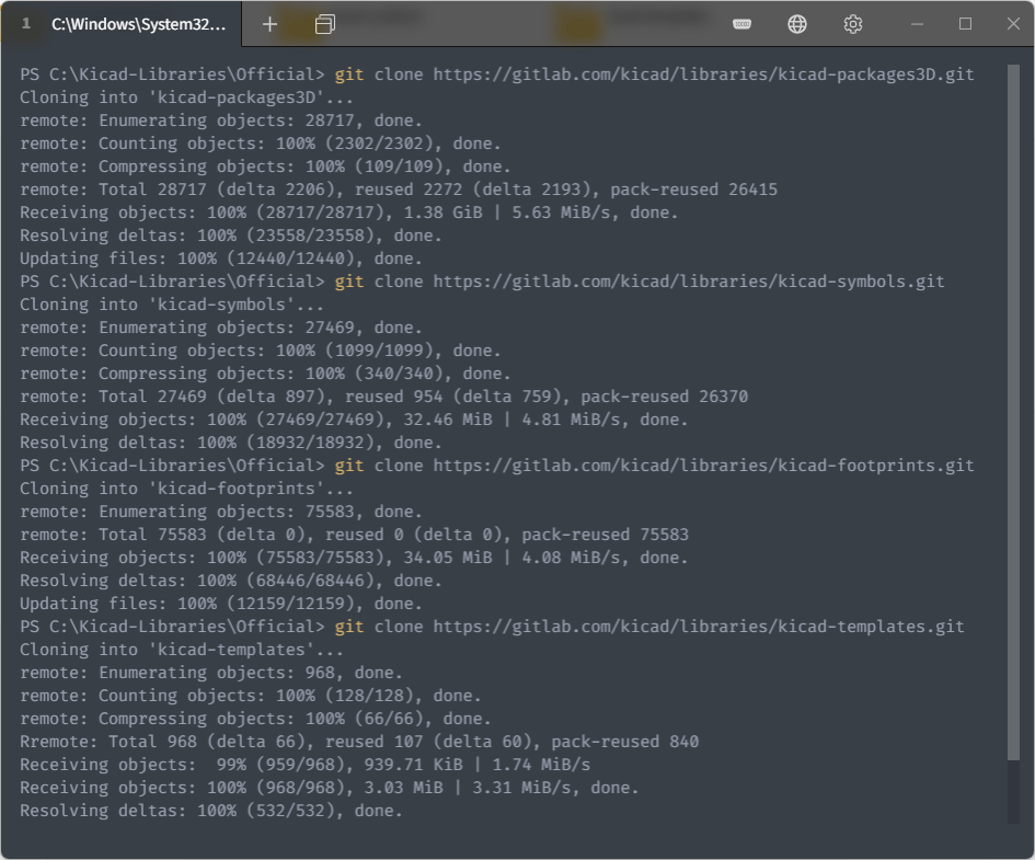 KiCad-Version-6-Cloning-Libraries-from-Gitlab