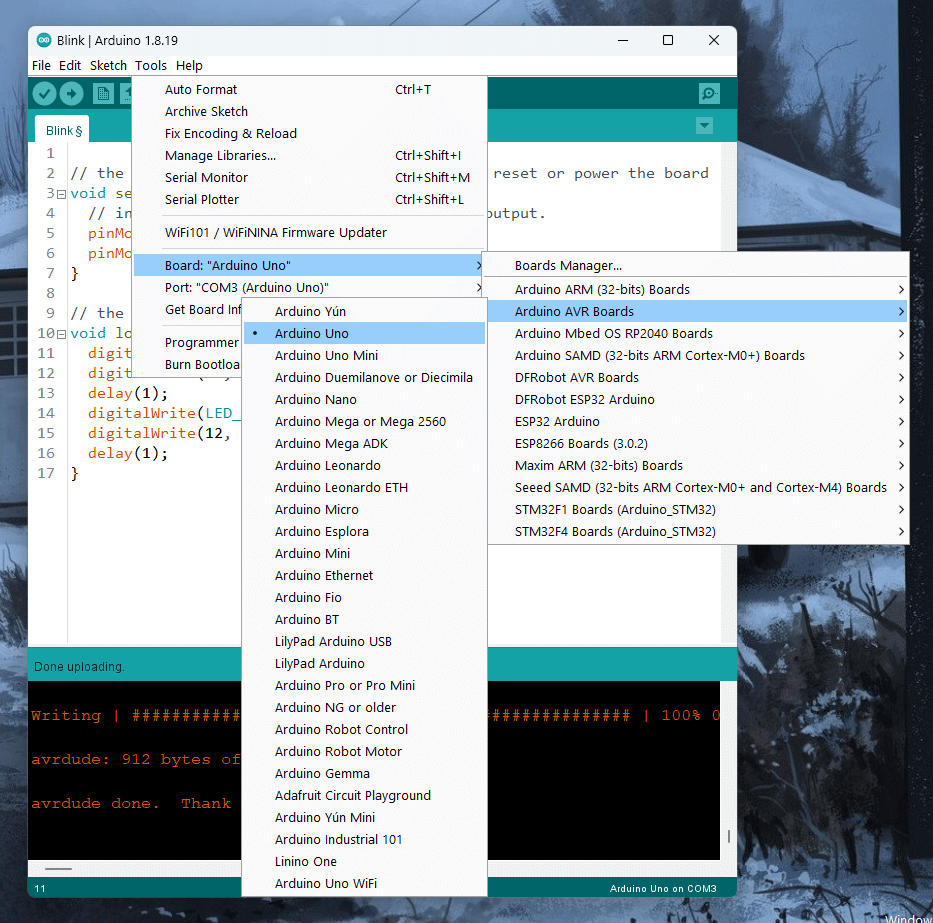 Arduino-IDE-Select-Uno-Board-CIRCUITSTATE-Electronics-01
