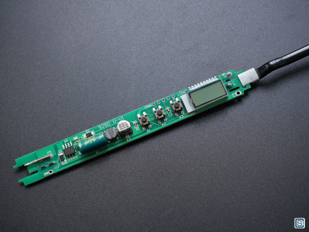 Noel-90W-Digital-Temperature-Controlled-Soldering-Iron-Revew-and-Teardown-PCB-Top-View-CIRCUITSTATE-Electronics-2
