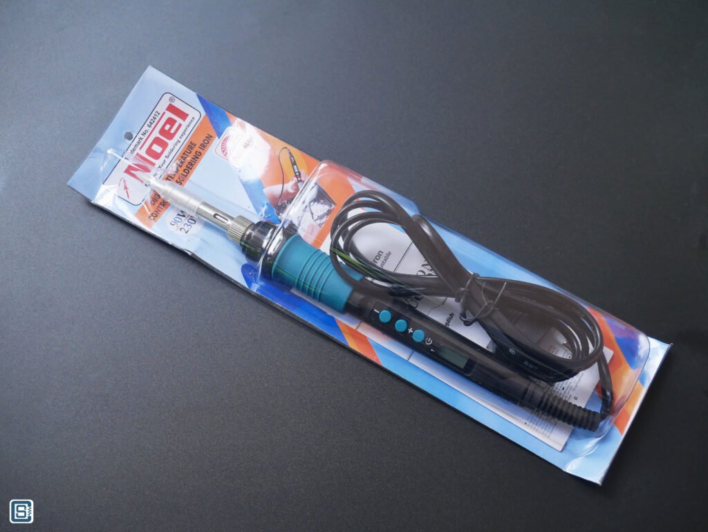 Noel-90W-Digital-Temperature-Controlled-Soldering-Iron-Revew-and-Teardown-Package-Front-Side-CIRCUITSTATE-Electronics-2