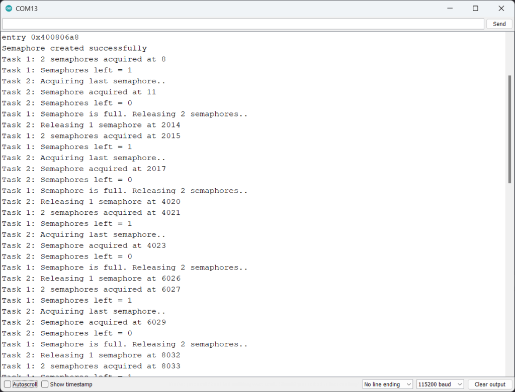 How-to-Write-Parallel-Multitasking-Applications-for-ESP32-with-FreeRTOS-and-Arduino-ESP32-Counting-Semaphore-Example-Serial-Monitor-CIRCUITSTATE-Electronics-01