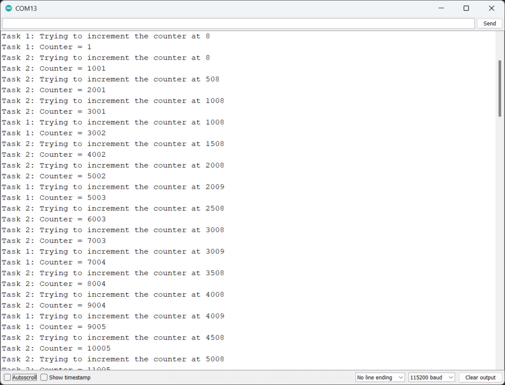 How-to-Write-Parallel-Multitasking-Applications-for-ESP32-with-FreeRTOS-and-Arduino-ESP32-Critical-Section-Code-Mutex-Example-Serial-Monitor-Output-CIRCUITSTATE-Electronics-01