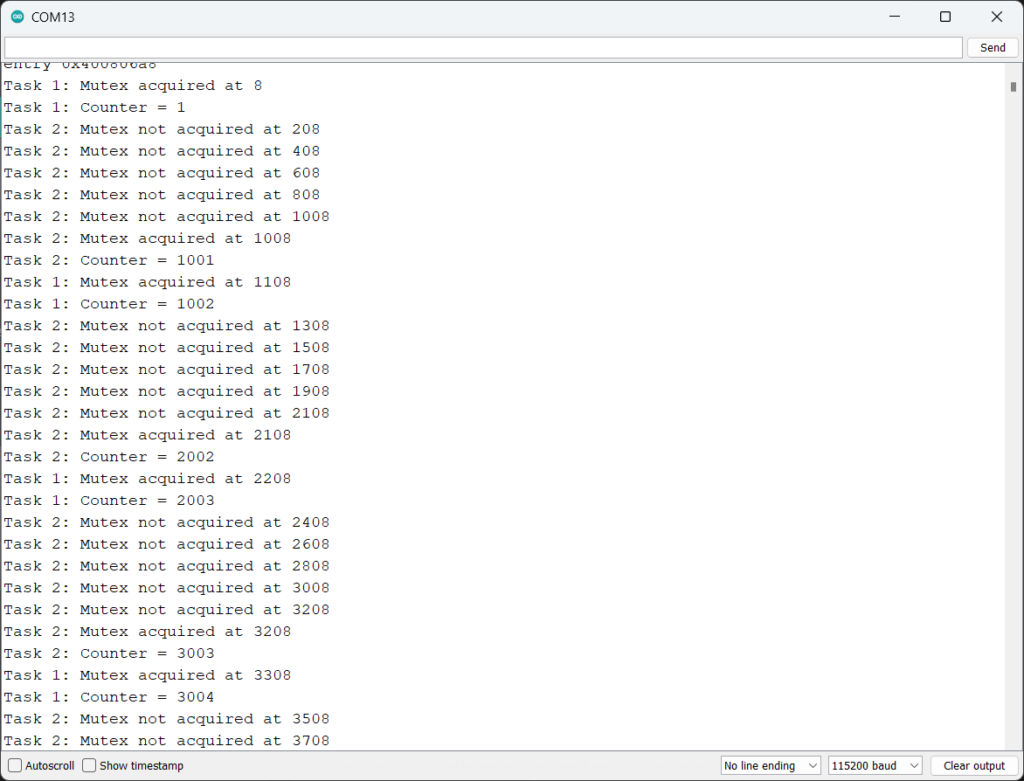 How-to-Write-Parallel-Multitasking-Applications-for-ESP32-with-FreeRTOS-and-Arduino-ESP32-Mutex-Example-Sketch-Serial-Monitor-CIRCUITSTATE-Electronics-01