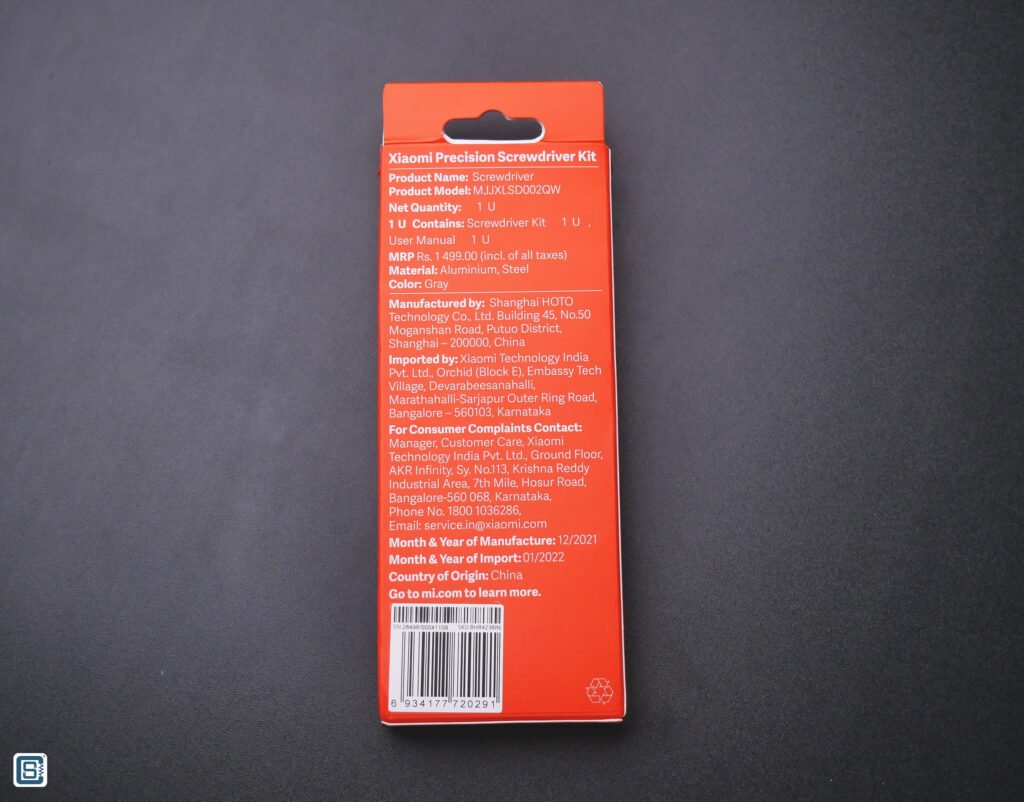 Xiaomi-24-Piece-Precision-Screwdriver-Set-Review-Box-Back-CIRCUITSTATE-Electronics-01