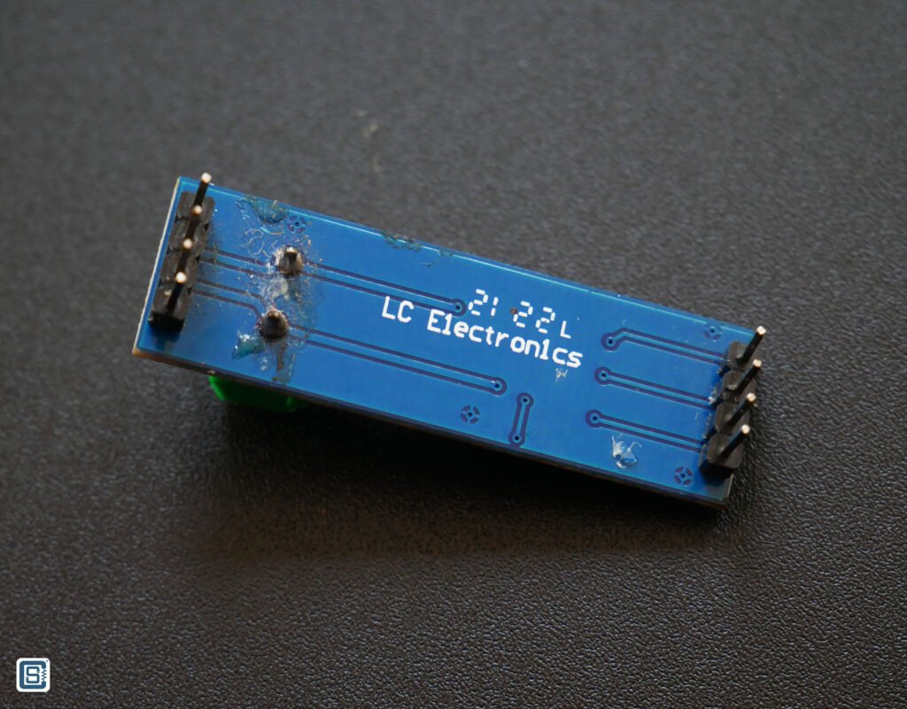 Common RS485 module based on MAX485 bottom side from CIRCUITSTATE