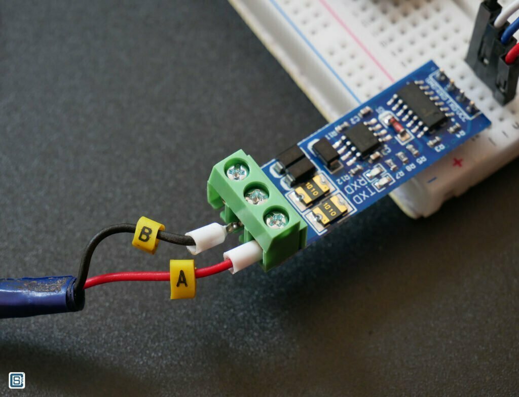 MAX485 Module Wiring from CIRCUITSTATE