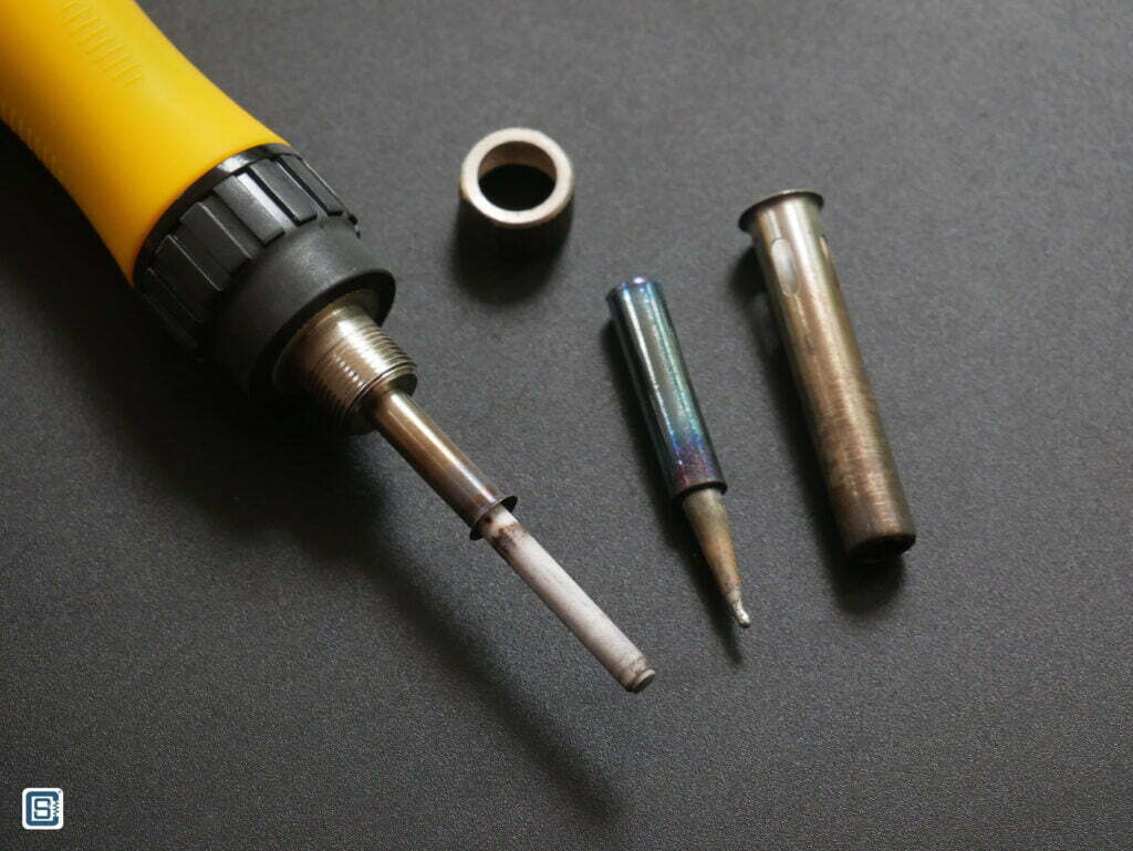 SEQURE SQ-A110 Digital Soldering Iron tip and sleeve removed