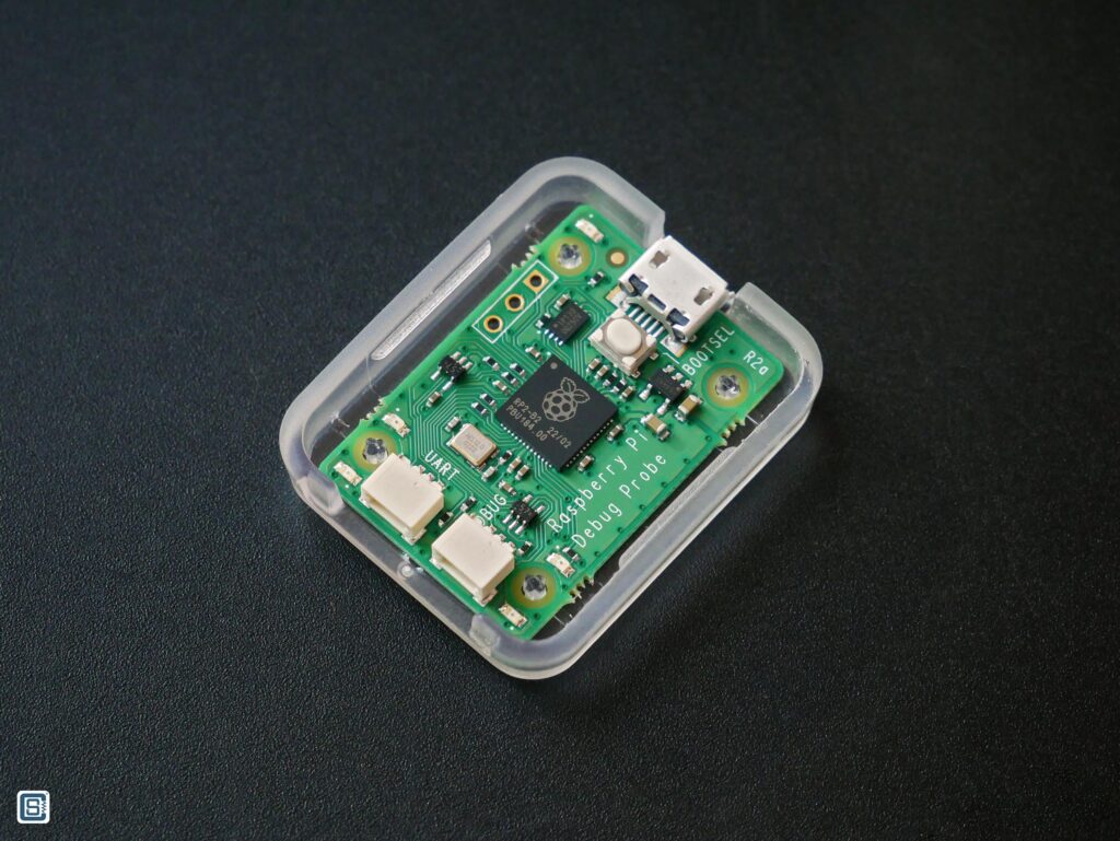 Raspberry Pi RP2040 Official CMSIS-DAP Debug Probe Picoprobe Opened Top CIRCUITSTATE Electronics