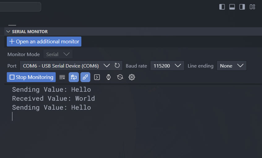 VS Code Serial Monitor Arduino Nano ESP32 BLE Serial CIRCUITSTATE Electronics
