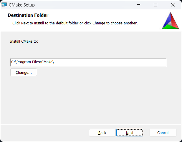 Installing CMake in Windows Computer Choose Installation Path CIRCUITSTATE Electronics