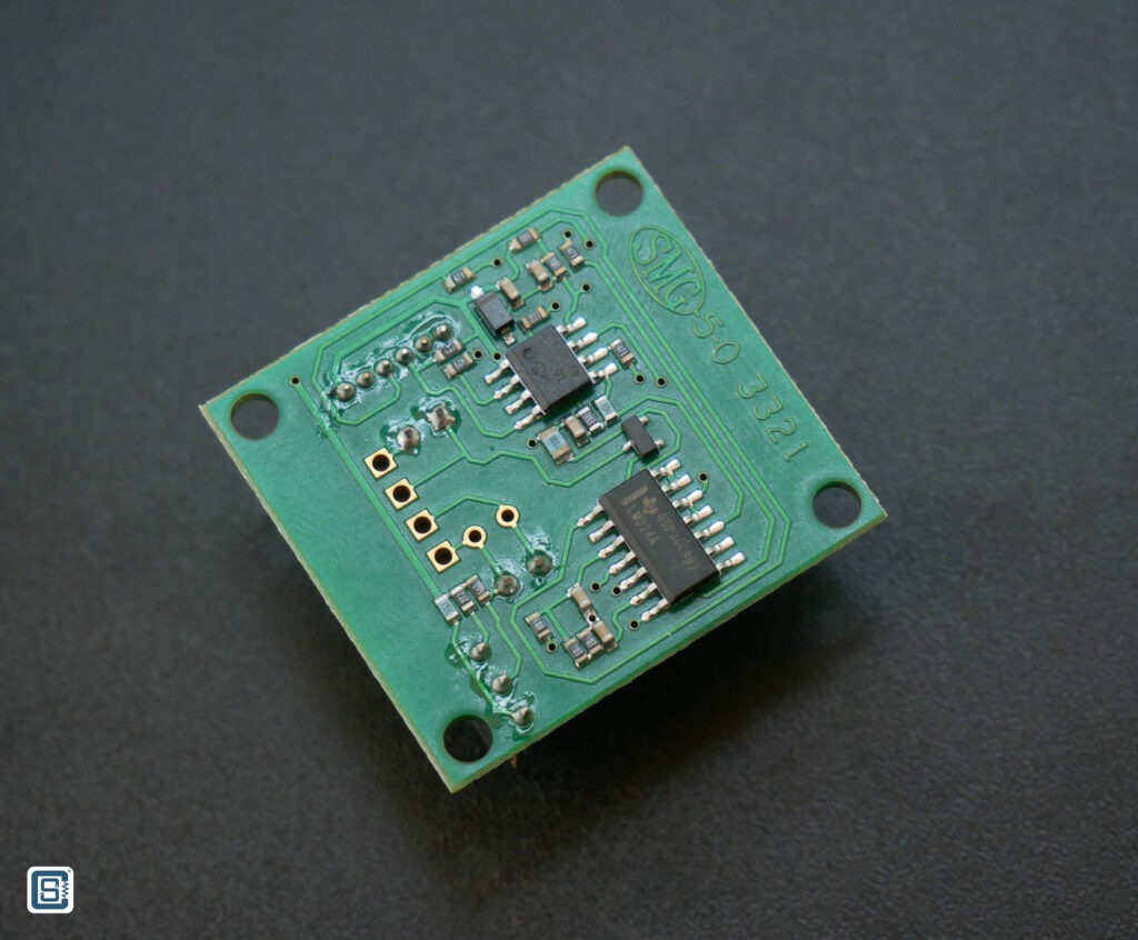 TTE OCB350L250Z Non Contact Optical Flow Sensor Evaluation Board Back Side by CIRCUITSTATE Electronics