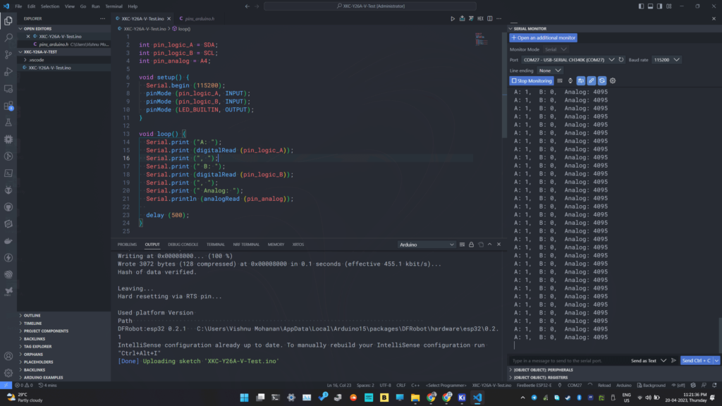 Testing OCB350L250Z Using Arduino and VS Code by CIRCUITSTATE Electronics