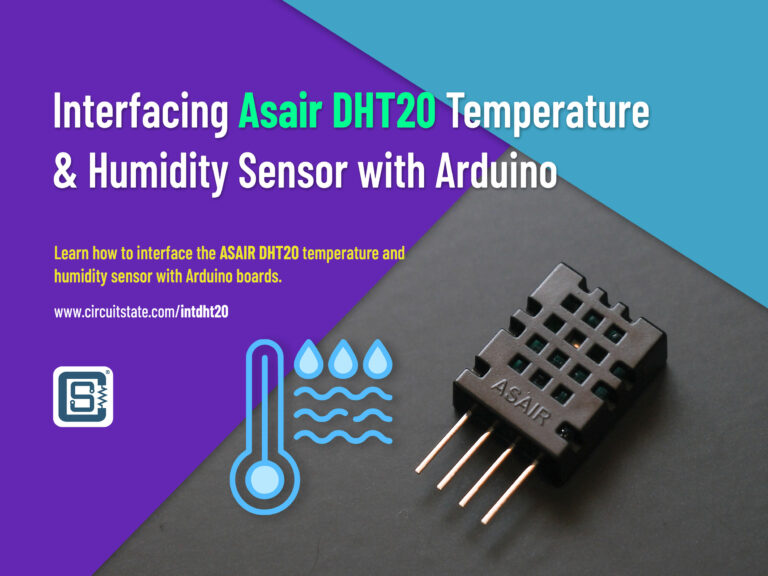 Interfacing ASAIR DHT20 Temperature Humidity Sensor Featured Image by CIRCUITSTATE Electronics